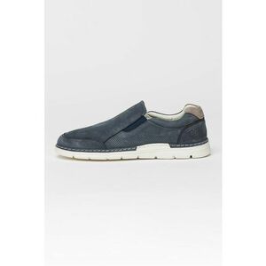 Pantofi loafer de piele nabuc Gino imagine