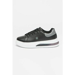 Pantofi sport flatform de piele ecologica Poli imagine