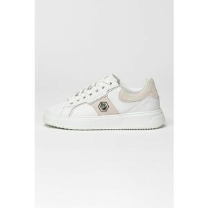 Pantofi sport de piele ecologica cu garnituri de piele intoarsa imagine