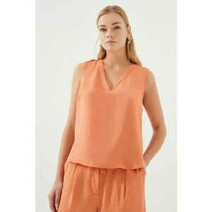 Bluza din lyocell fara maneci - cu decolteu in V imagine