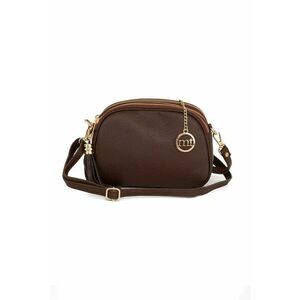 Geanta crossbody din piele cu trei compartimente imagine