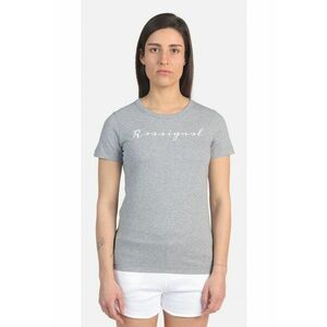 Tricou dama Logo Rossi tee - gri imagine