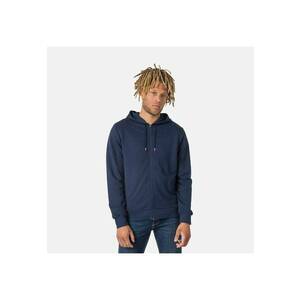 Bluza barbati Logo sweat cu fermoar si gluga - albastru inchis imagine