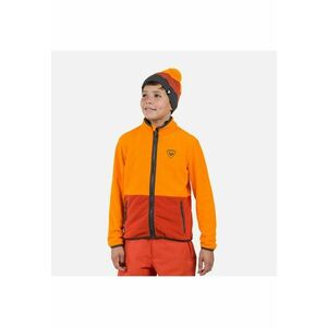 Bluza sport Strawpile fleece - cu fermoar - pentru juniori - portocaliu imagine