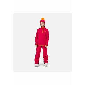 Bluza sport Strawpile fleece - cu fermoar - pentru juniori - rosuswqe imagine