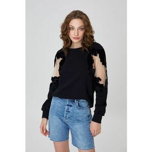 Bluza sport cu insertii de tul Artist imagine