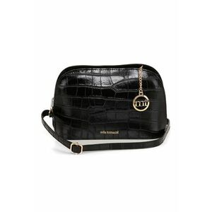 Geanta crossbody din piele cu aspect de piele de crocodil imagine