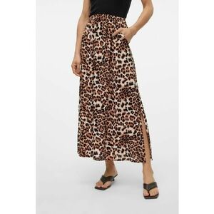 Fusta midi cu slit lateral imagine