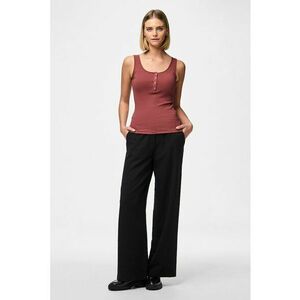 Top din amestec de bumbac organic cu decolteu henley imagine