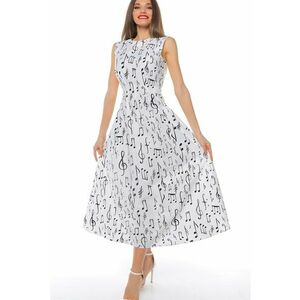 Rochie cu model si buzunare laterale imagine
