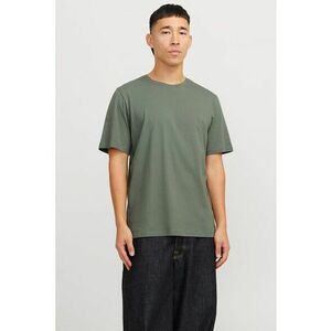 Tricou din bumbac organic cu decolteu la baza gatului imagine