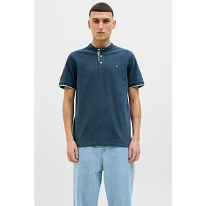 Tricou din bumbac organic cu fenta cu nasturi Paulos imagine
