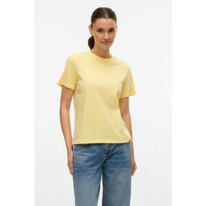 Tricou de bumbac organic cu decolteu la baza gatului imagine