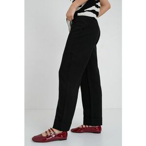 Pantaloni uni cu croiala ampla Casey imagine