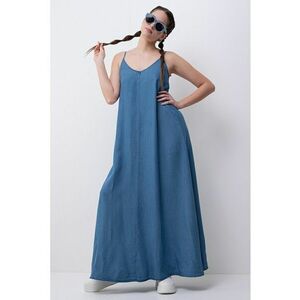 Rochie maxi din lyocell cu decolteu in V Charis imagine