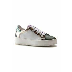 Pantofi sport de piele cu detaliu grafic imagine
