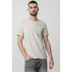 Tricou cu decolteu la baza gatului si buzunar pe piept imagine