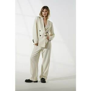 Pantaloni uni cu croiala ampla Casey imagine