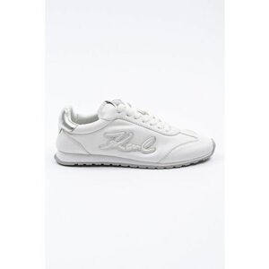 Pantofi sport de piele cu imprimeu logo imagine
