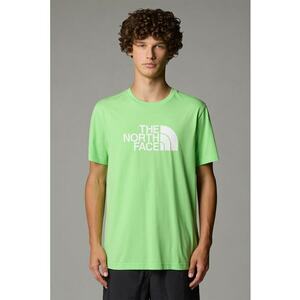Tricou regular fit cu decolteu la baza gatului si imprimeu logo imagine