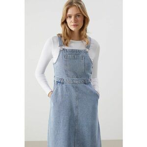 Sarafan din denim cu buzunare imagine