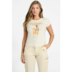 Tricou din amestec de modal cu imprimeu grafic imagine