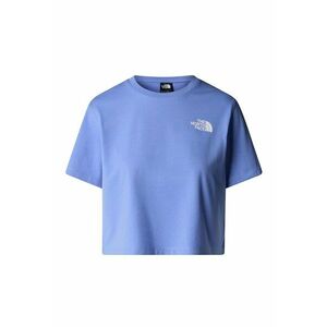 Tricou crop cu imprimeu logo imagine