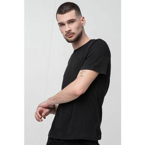 Tricou cu decolteu la baza gatului si logo brodat imagine