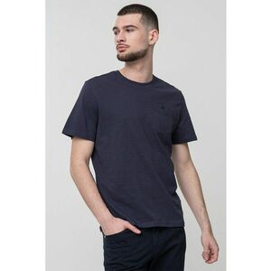 Tricou cu decolteu la baza gatului si buzunar pe piept imagine