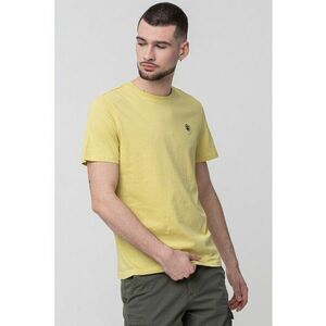 Tricou cu decolteu la baza gatului si logo brodat imagine