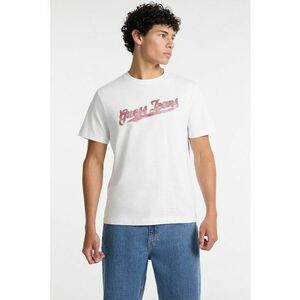Tricou de bumbac cu decolteu la baza gatului imagine