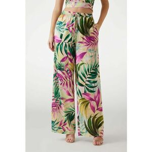 Pantaloni cu croiala ampla si model imagine