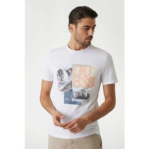 Tricou cu logo si imprimeu grafic frontal imagine