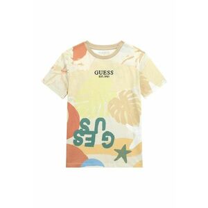Tricou cu decolteu la baza gatului si imprimeu imagine