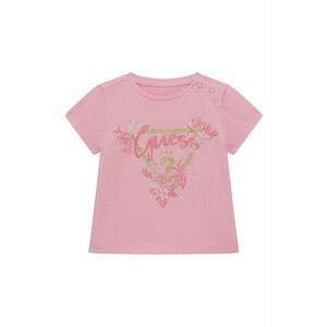 Tricou din amestec de bumbac cu imprimeu logo imagine