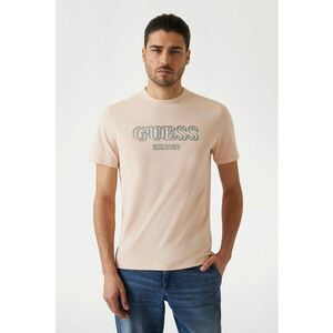 Tricou cu decolteu la baza gatului si imprimeu logo imagine