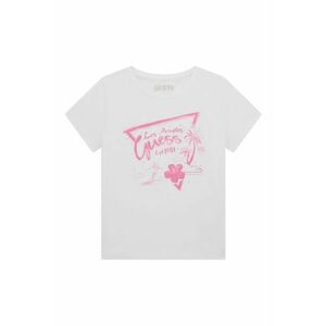 Tricou cu decolteu la baza gatului si imprimeu logo imagine