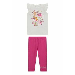 Set de colanti cu model uni si tricou cu model - 2 Piese imagine