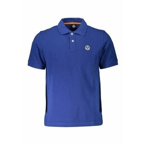 Tricou polo barbati - cu mini logo brodat - Regular fit - Albastru inchis imagine