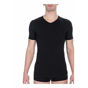 Tricou slim-fit cu decolteu in V imagine