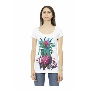 Tricou din bumbac cu decolteu rotund imagine