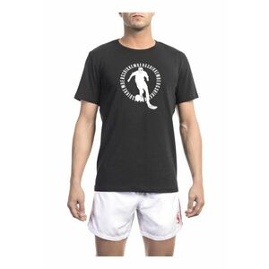 Tricou cu imprimeu si decolteu la baza gatului imagine