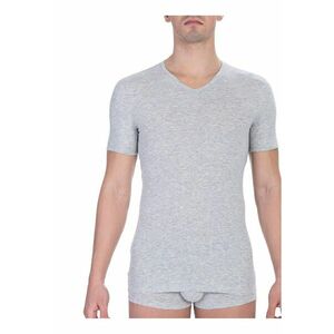 Tricou slim-fit cu decolteu in V imagine