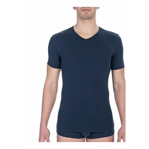 Tricou slim-fit cu decolteu in V imagine