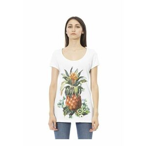 Tricou din bumbac cu decolteu rotund imagine