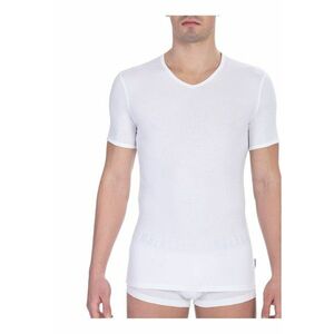 Tricou slim-fit cu decolteu in V imagine