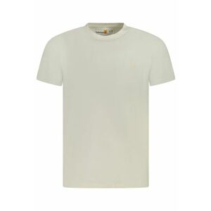 Tricou SHORT SLEEVE TEE barbati - cu mini logo brodat - Regular fit - Bej imagine