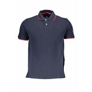 Tricou polo barbati cu logo pe guler si maneca stanga - Regular Fit - imagine