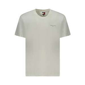 Tricou barbati - cu mini imprimeu - Regular fit - Alb imagine