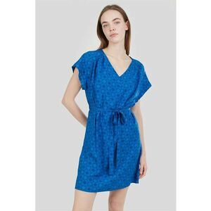 Rochie lejera cu decolteu in V si model Palmetta imagine